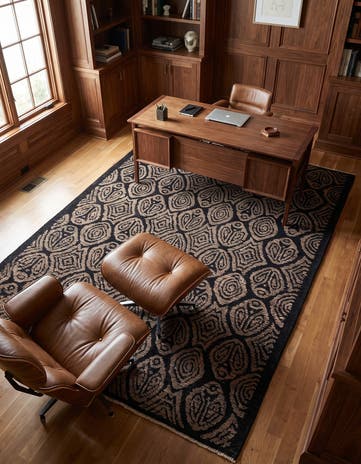 6' 6 x 9' 8 Hand Knotted Darya Wool Rug