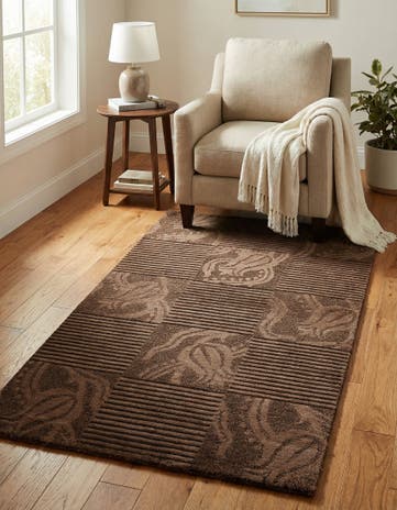 2' 7 x 4' 10 Hand Knotted Darya Wool Rug