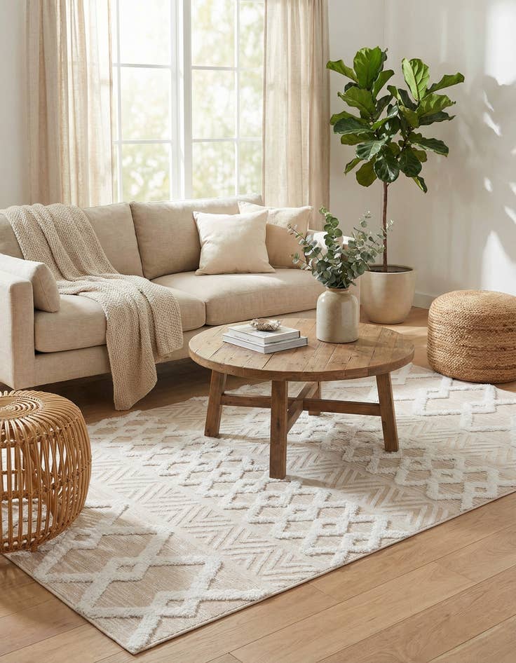 Detail image of 6' 4 x 9' Sabrina Soto Casa Valencia Rug