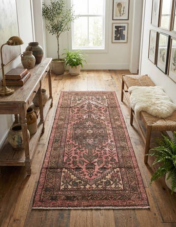 3' 3 x 6' 8 Hand Knotted Ultra Vintage Persian Wool Rug