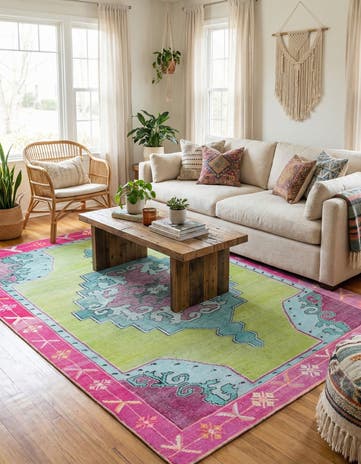 7' 6 x 10' 6 Washable Timeless Rug