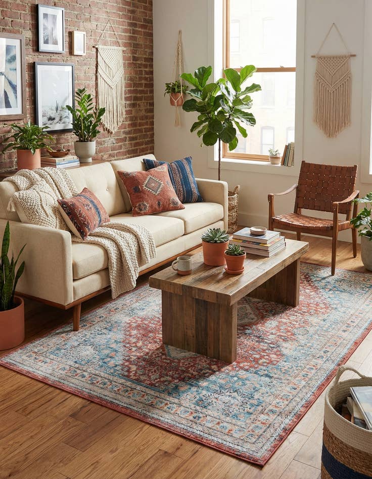 Detail image of 5' 3 x 8' Newport Rug