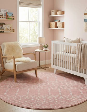 6' 1 x 6' 1 Paxon Trellis Round Rug