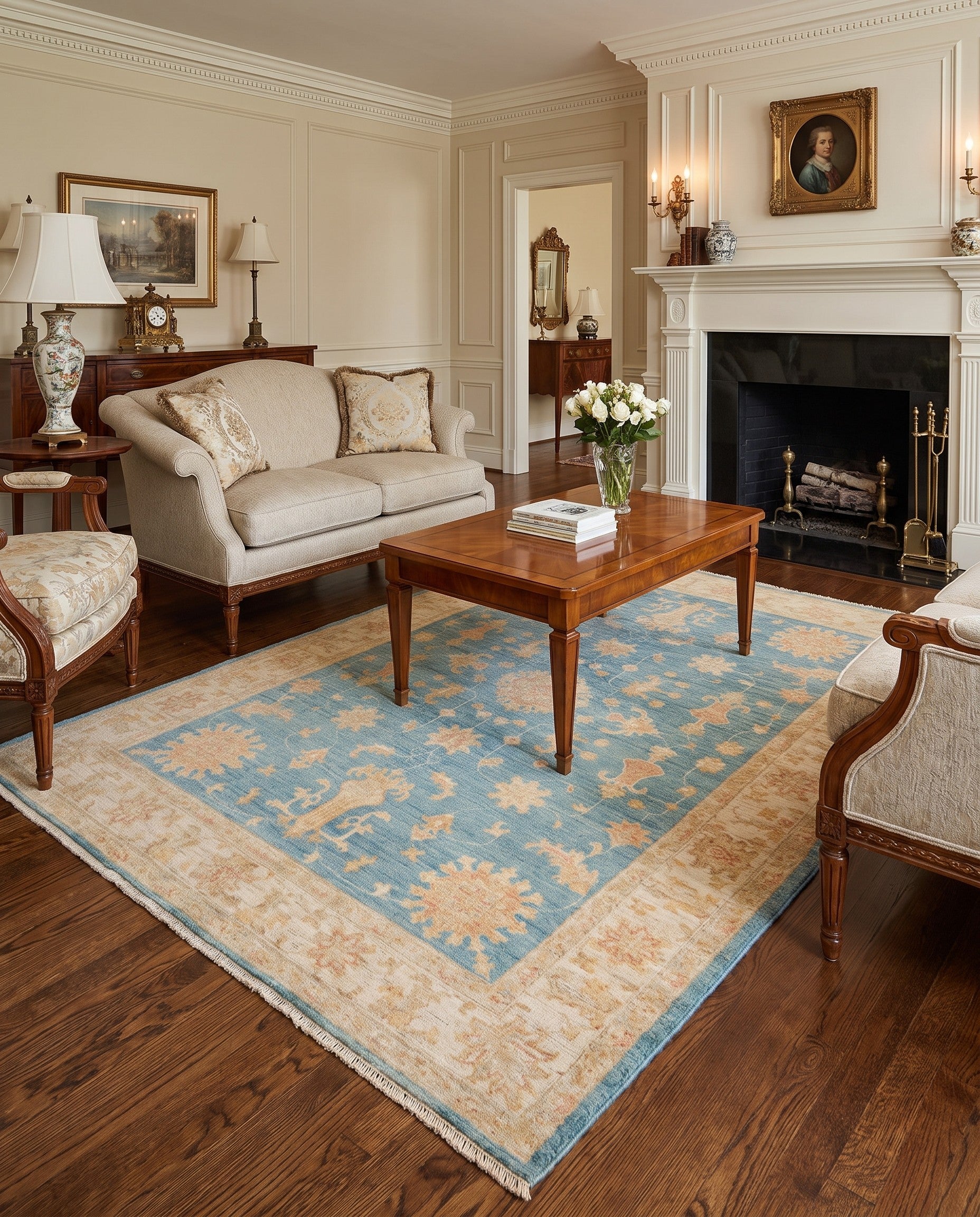 4' 11 x 6' 6 Kaizar Wool Rug