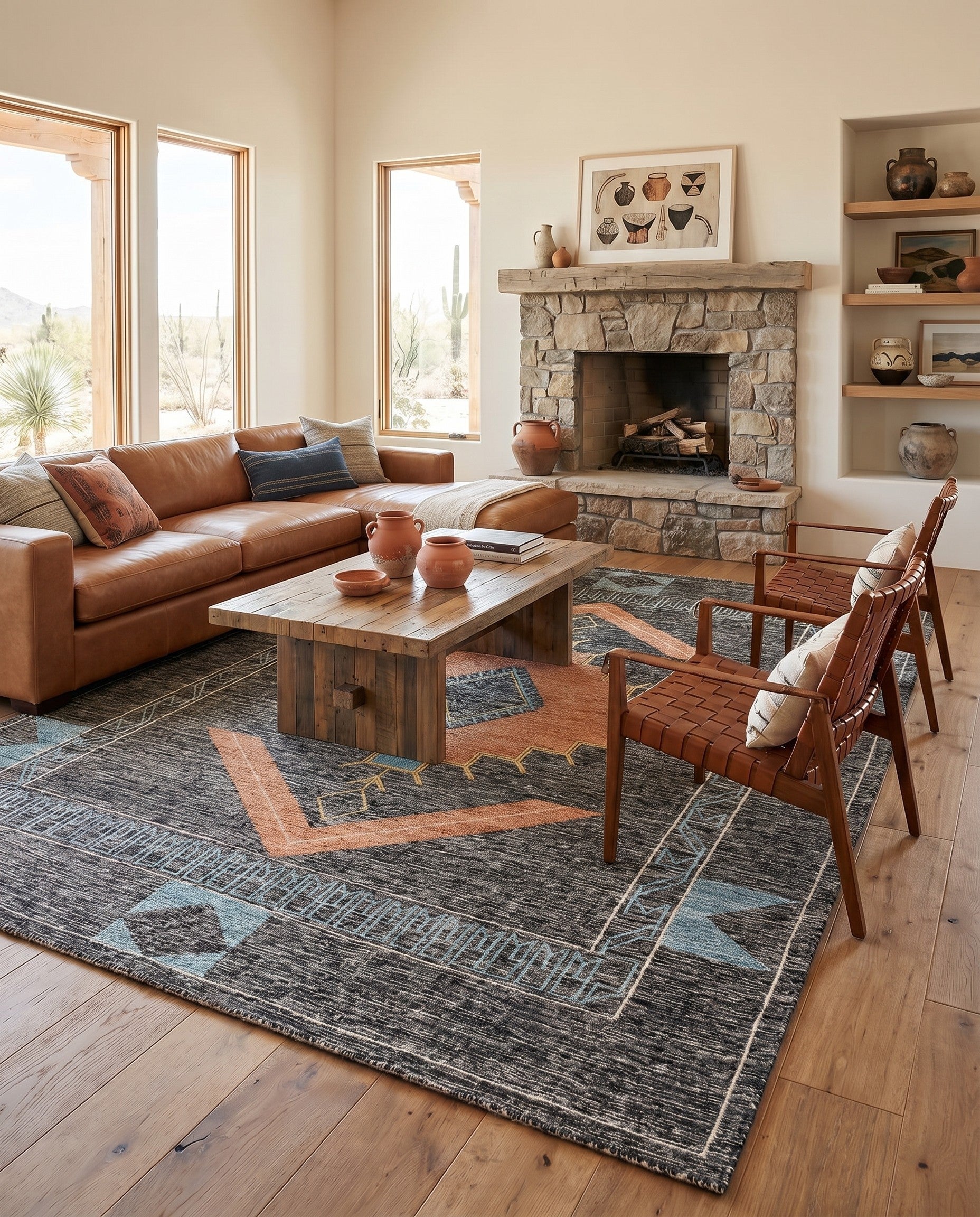 9' x 12' Hand Woven Kilim Wool Rug