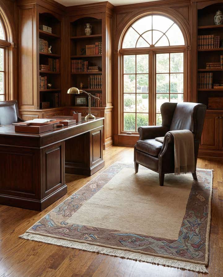 3' 2 x 5' 1 Hand Knotted Tibet Wool Rug