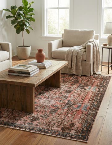 3' 3 x 5' 1 Hand Knotted Ultra Vintage Persian Wool Rug