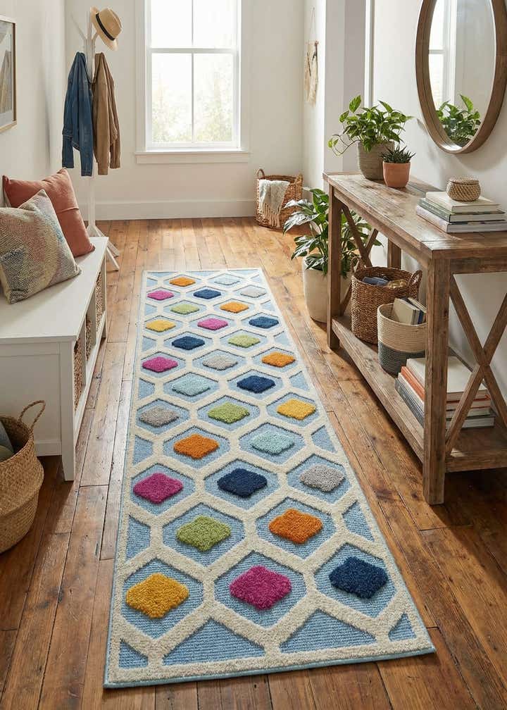 2' x 8' Easy-Clean Aruba Indoor / Outdoor Runner Rug