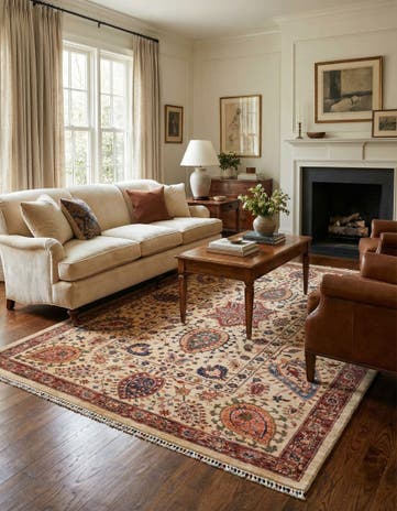 5' 8 x 7' 10 Hand Knotted Ariana Ziegler Rug