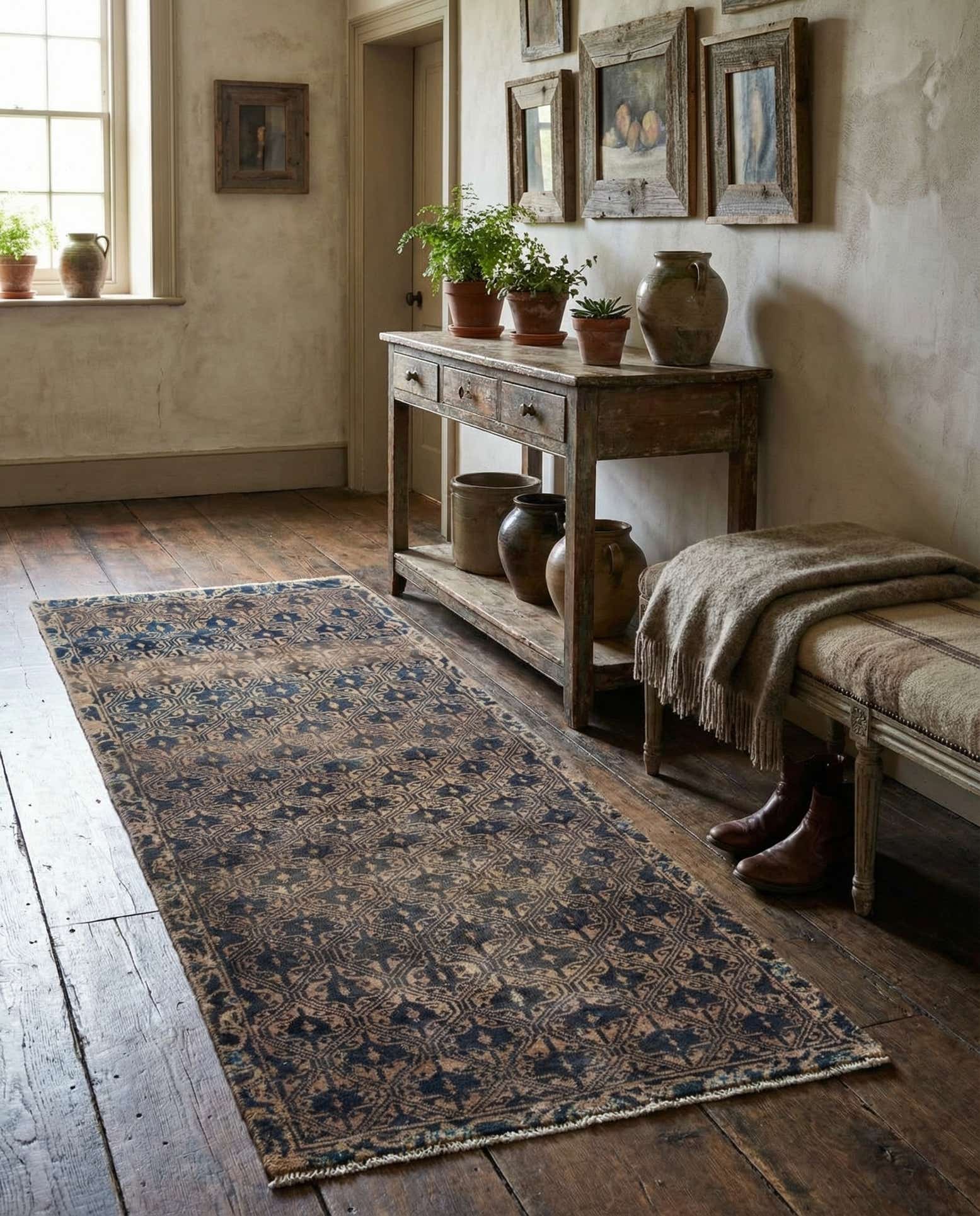 75cm x 195cm Hamedan Alfombra Pasillera