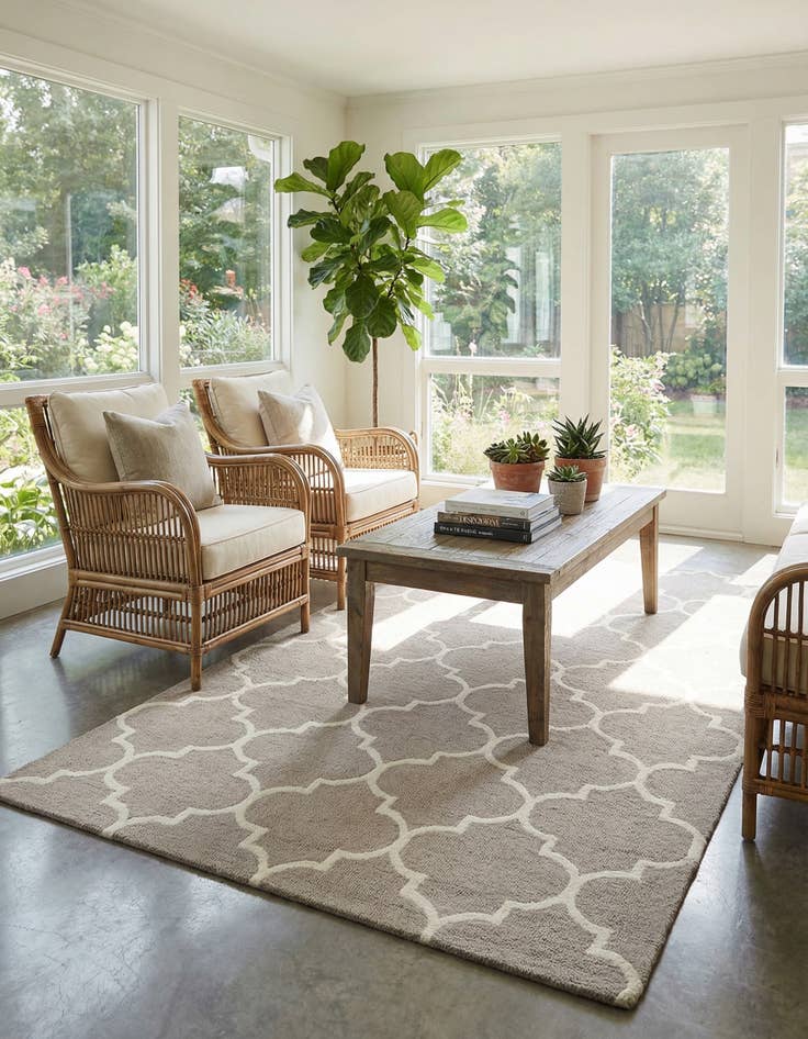 Detail image of 5' 1 x 8' Luna Rug