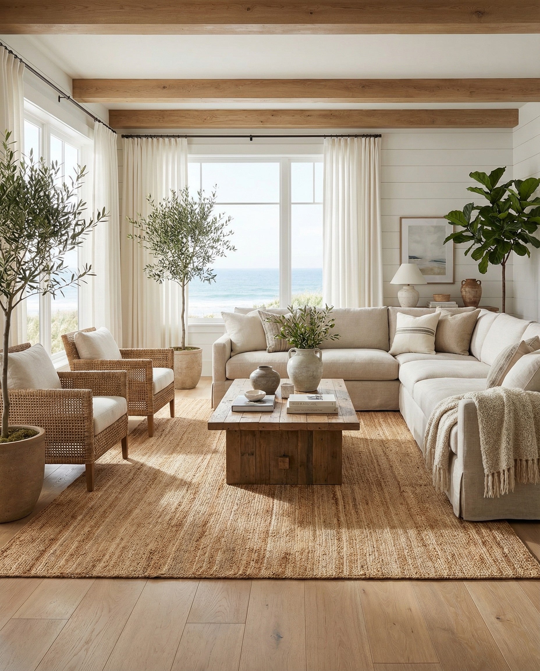  10' x 13' 11  Hand Braided Jute Luxe Rug