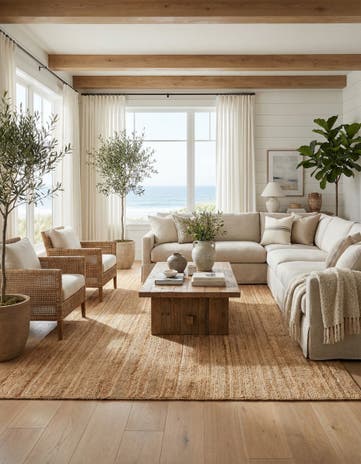 10' x 13' 11 Handmade Braided Jute Luxe Rug