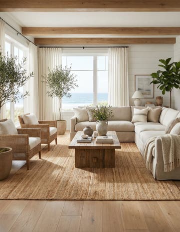 10' x 13' 11 Handmade Braided Jute Luxe Rug