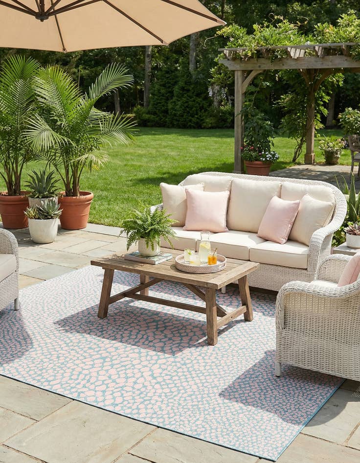 Detail image of 9' x 12'  Washable Jill Zarin Cape Town Indoor / Outdoor Rug