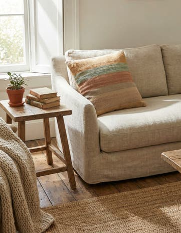 1' 6 x 1' 6 Hand Woven Pillow Wool Square Rug
