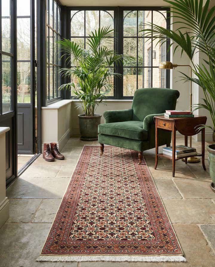 2' 6 x 9' 9 Tabriz Mahi Wool Runner Rug