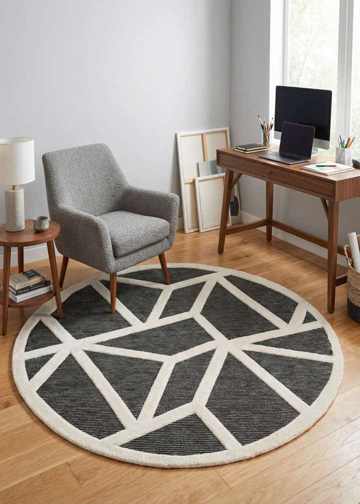 7' 10 x 7' 10 Prismatic Round Rug