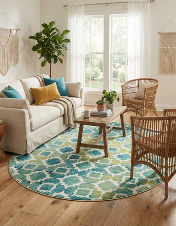7' 10 x 10' Azalea Oval Rug