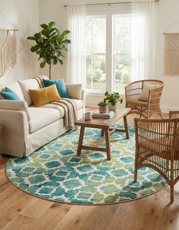 7' 10 x 10' Azalea Oval Rug