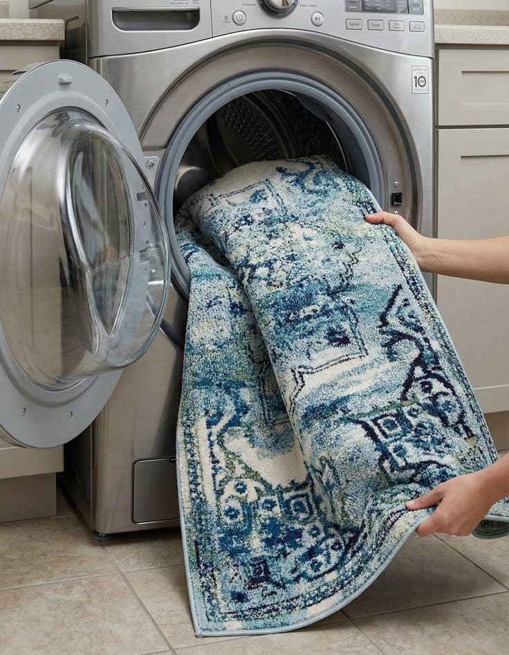 Detail image of 4' x 6'  Washable Palazzo Rug