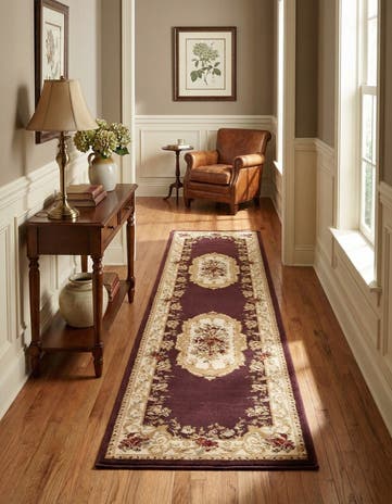 Brown Chateau Runner Rug