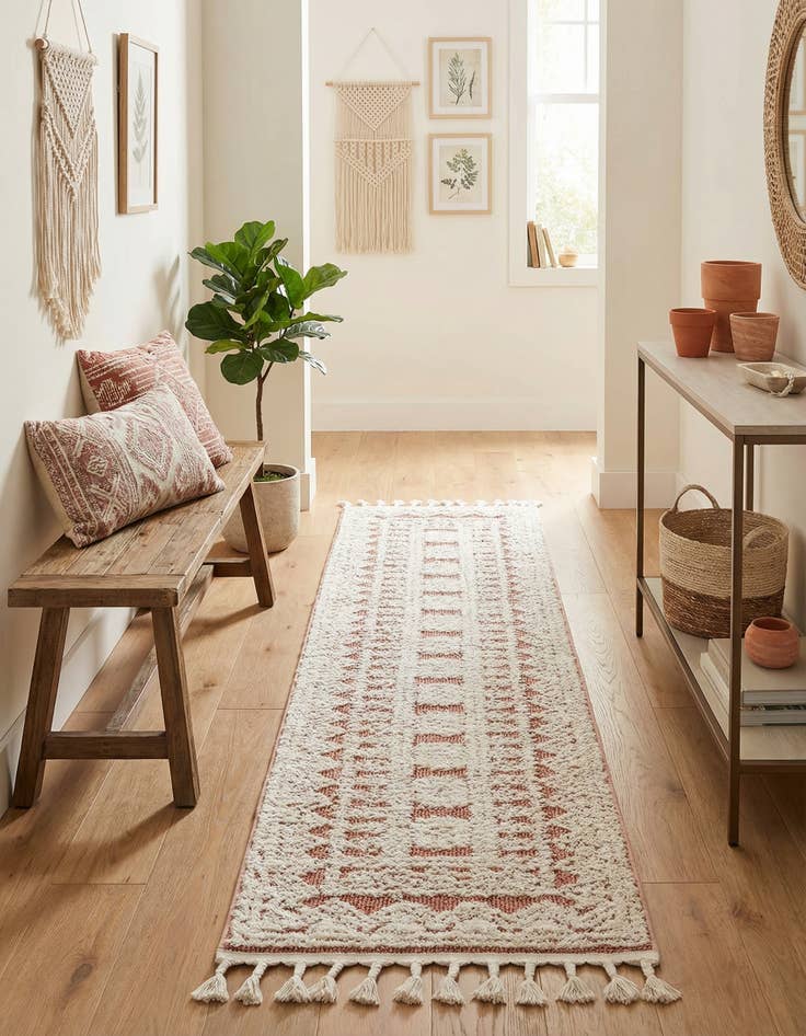 Detail image of  2' x 8' Boho Runner Rug