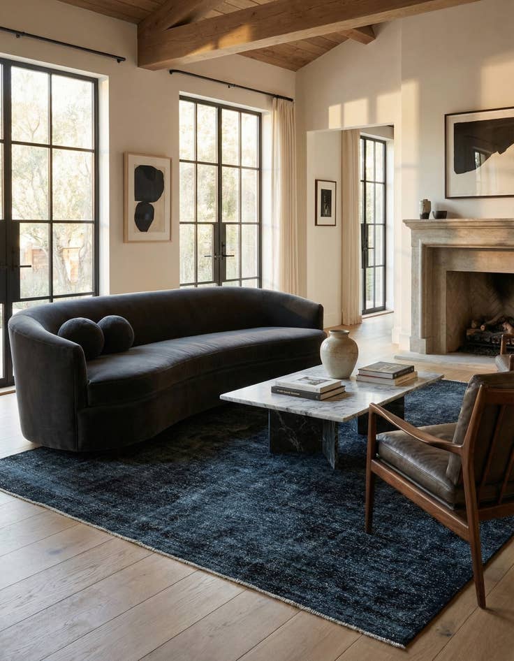 Detail image of 9' 4 x 12' 10  Hand Knotted Ultra Vintage Persian Wool Rug