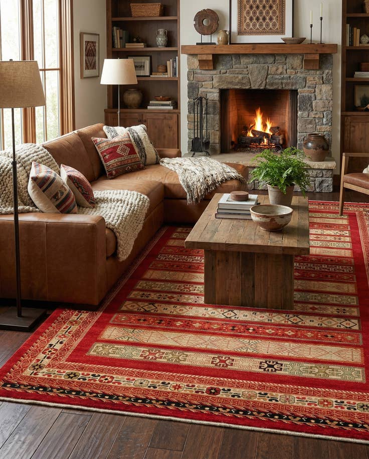 Detail image of 10' 8 x 16' 5 Kashkuli Gabbeh Rug