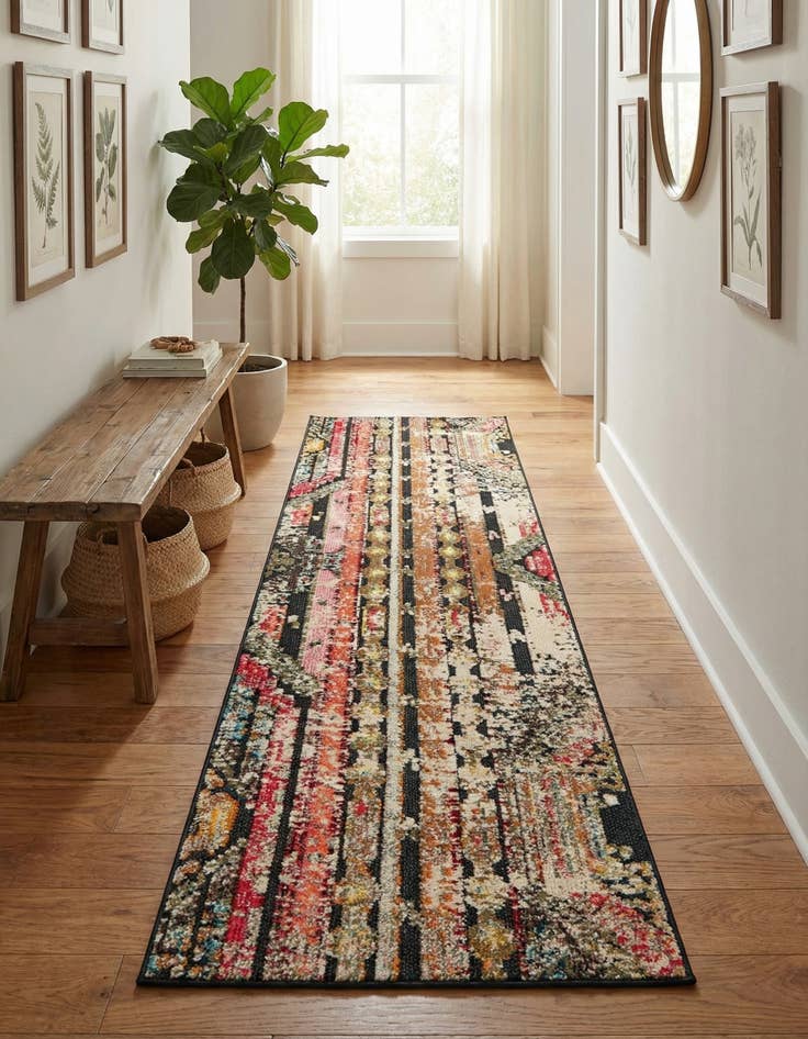 Detail image of 2' x 8' Easy-Clean Casablanca Indoor / Outdoor Runner Rug