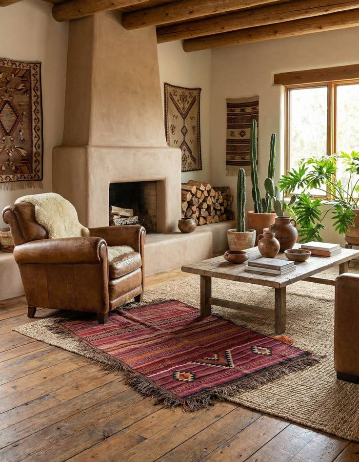 Detail image of  2' 10 x 4'  Hand Woven Kilim Afghan Wool Rug