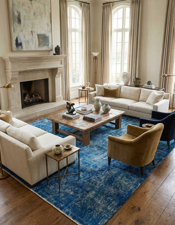 9' 9 x 12' 11 Vintage Royal Wool Rug