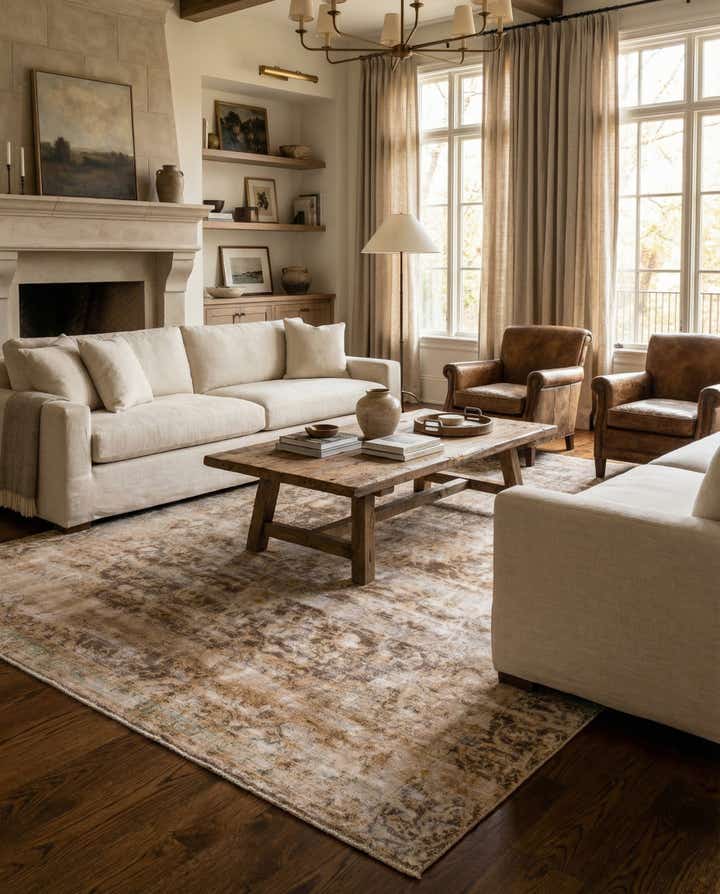 8' 7 x 12' 4 Hand Knotted Ultra Vintage Persian Wool Rug