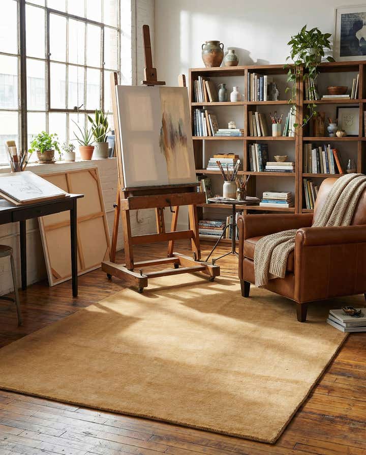 5' 6 x 8' Hand Knotted Kashkuli Gabbeh Wool Rug