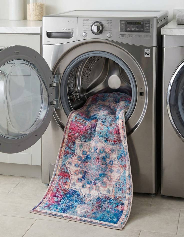 Detail image of 2' x 9' 10  Washable Renaissance Runner Rug