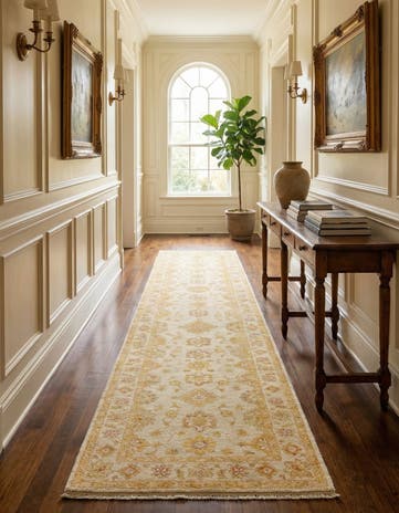 2' 6 x 12' 10 Kaizar Wool Runner Rug