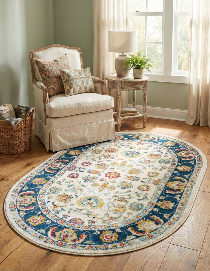 Detail image of  4' x 6' Aurelia Oval Rug