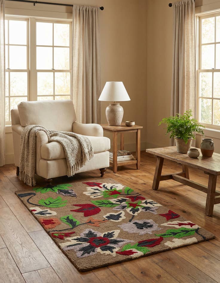 Detail image of  3' x 5' Agra Rug