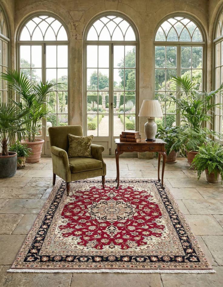 Detail image of 4' 11 x 6' 11 Tabriz Rug