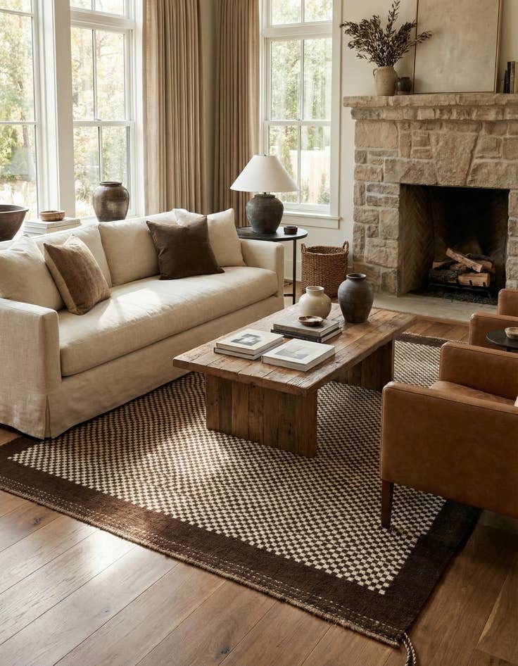 Detail image of  5' 8 x 8' 4  Hand Knotted Darya Wool Rug