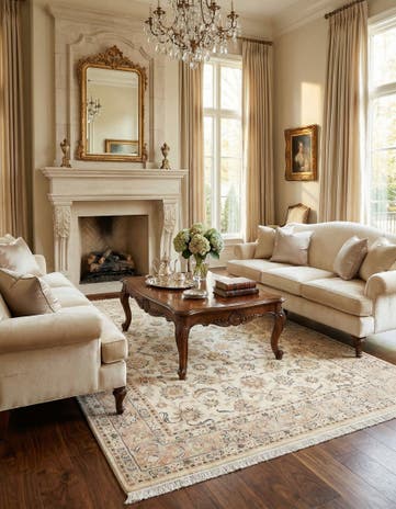 8' x 11' 5 Tabriz Wool Rug