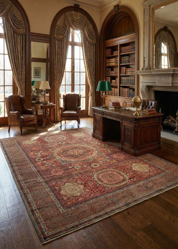 12' 2 x 17' 5 Amina Wool Rug