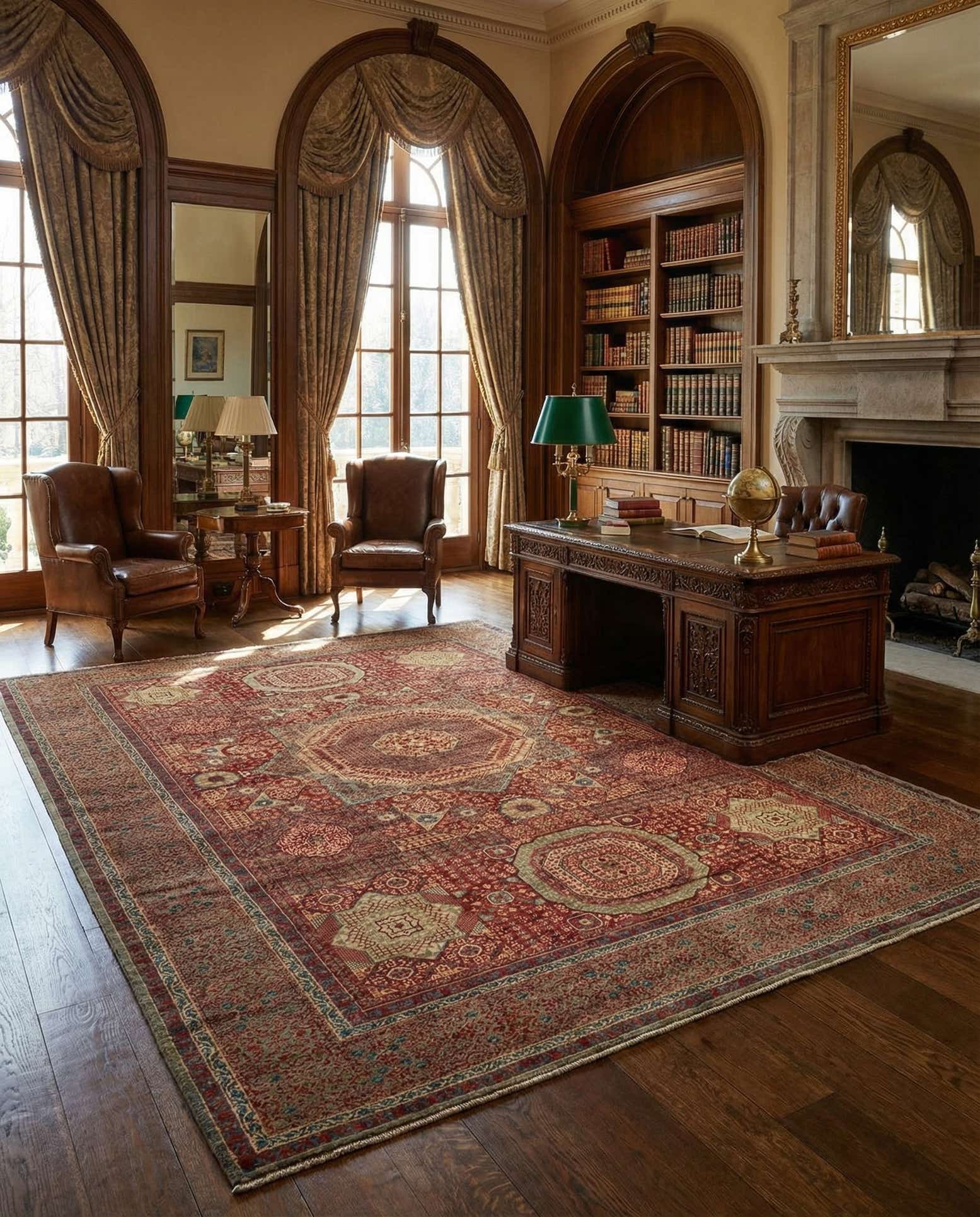 12' 2 x 17' 5 Amina Wool Rug