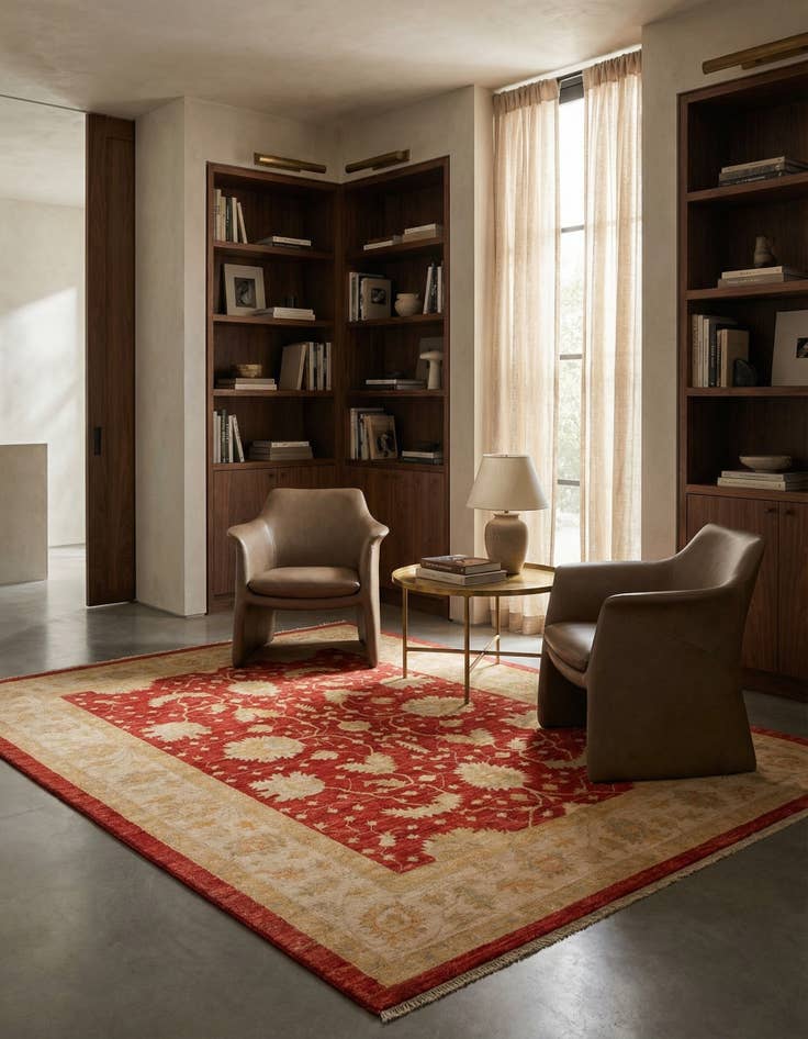 Detail image of 5' 7 x 7' 9 Ziegler Wool Rug