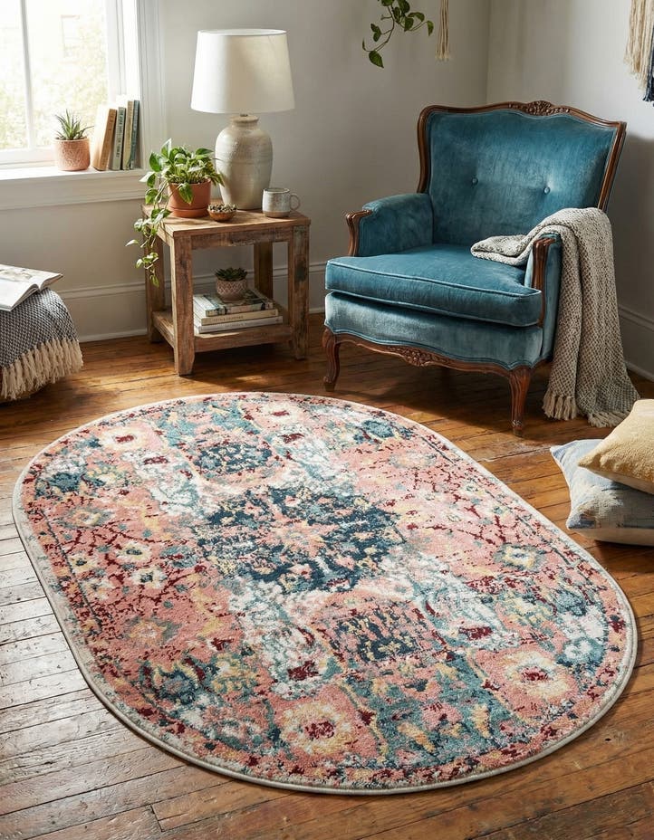 3' 3 x 5' 3 Charleston Oval Rug