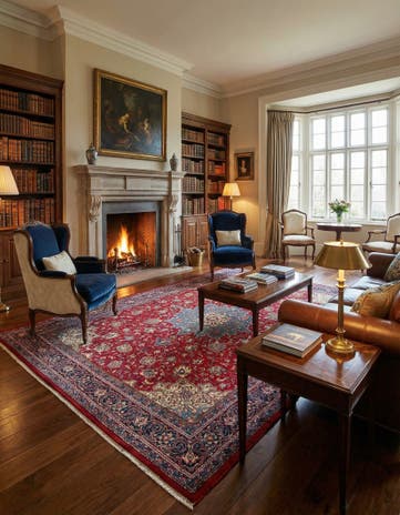 10' 2 x 13' 5 Hand Knotted Hamedan Persian Wool Rug