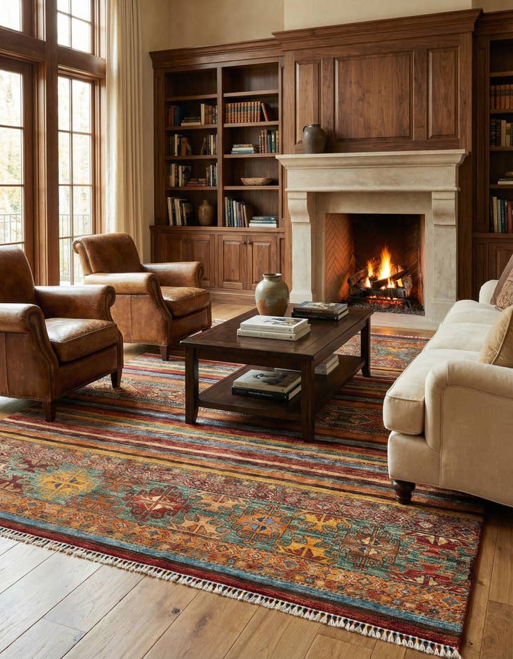 Detail image of 5' 7 x 7' 11 Ariana Ziegler Wool Rug