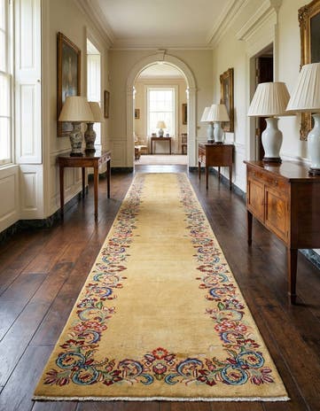 2' 6 x 21' 11 Tabriz Runner Rug