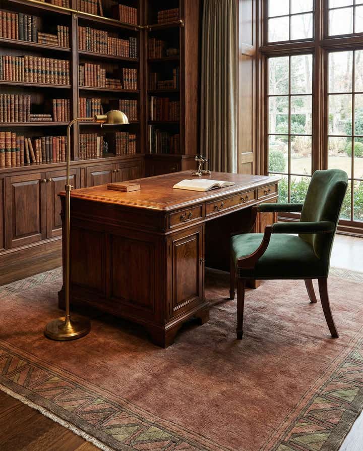 7' 6 x 8' 2 Hand Knotted Nepal Wool Square Rug