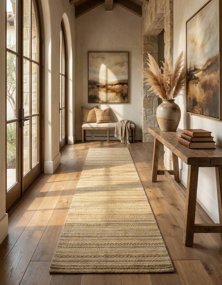 Detail image of  2' 7 x 12' 4 Juma Wool Runner Rug